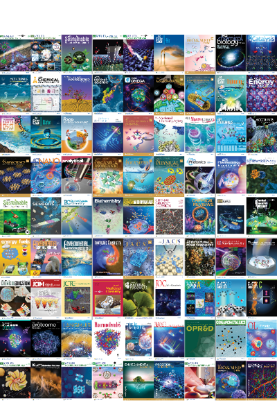 A collage of ACS journal covers